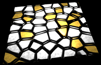 Cellular Texture - Gold