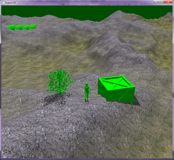 Multitextured Terrain mit dynamischem Shadowmapping