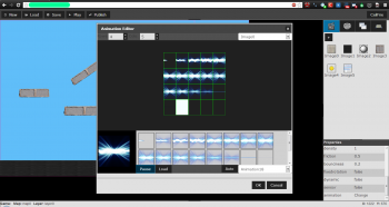screen6.png (257.81 KiB) 9491 mal betrachtet Animationen können aus Spritesheets erstellt und per events gespielt werden (funktioniert noch nicht)
